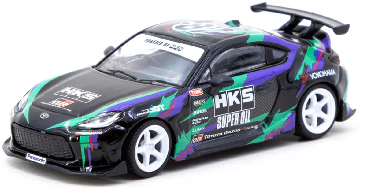 Toyota GR86 HKS | 1:64 Tarmac Works T64G-038-BK